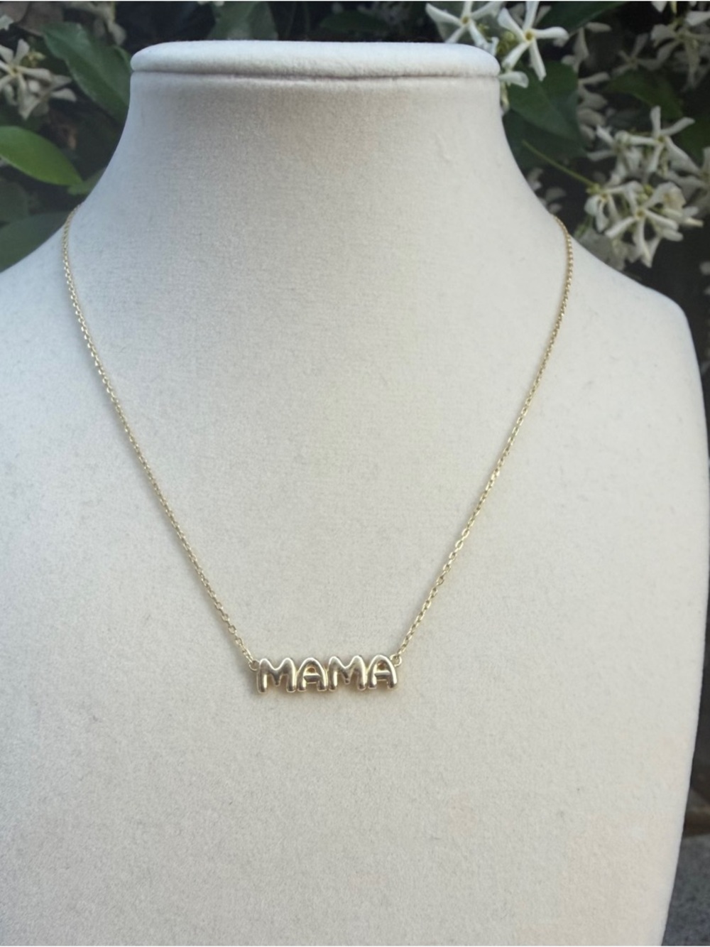 Gold 'plated ‘MAMA' Pendant Necklace - Women Jewelry